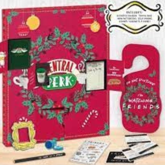 2-Pc Friends TV Show Reunion Central Perk Christmas Advent Calendar & Folder - Picture 4 of 6
